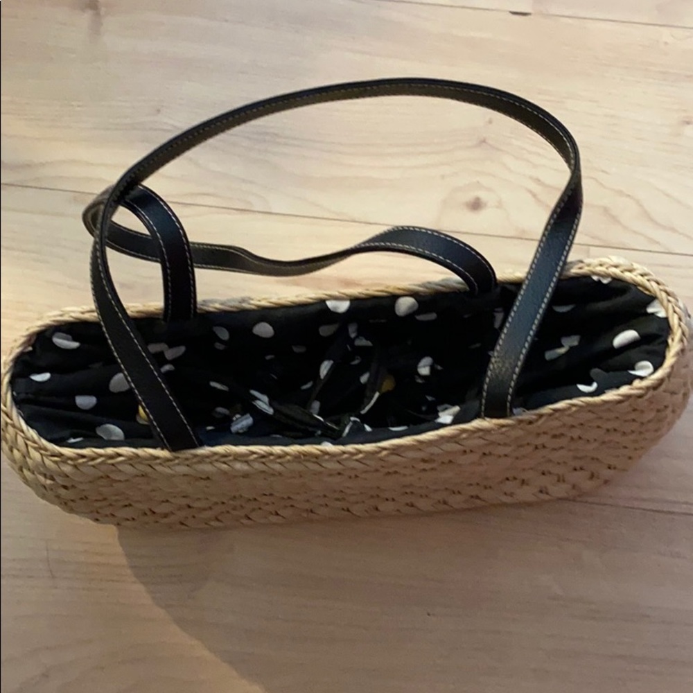 Straw Bag With Drawstring Lining - image 4